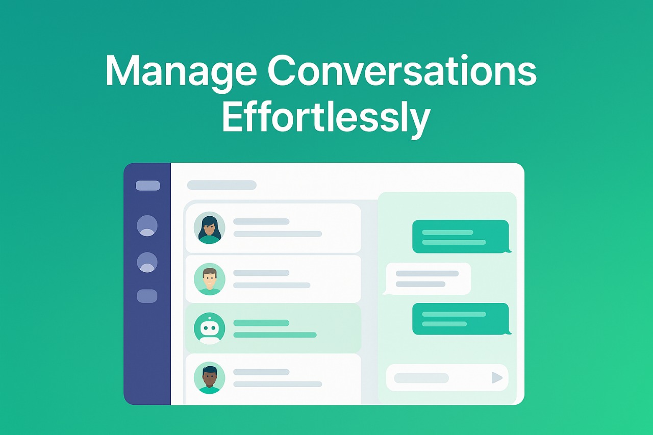 Conversation management animation